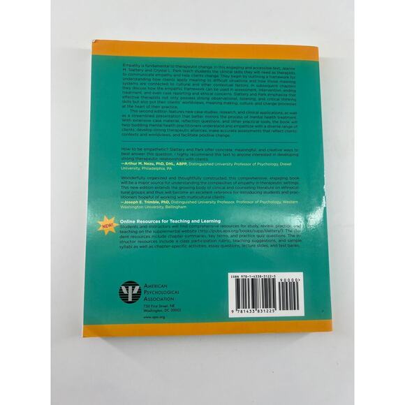 Empathic Counseling Psychology Psychotherapy Therapy 2nd Ed. Paperback Book New - Picture 6 of 6